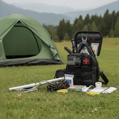 Kit survie noir ouvert