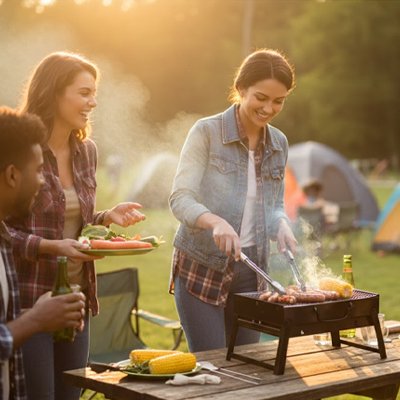 Barbecue portable entre amis 