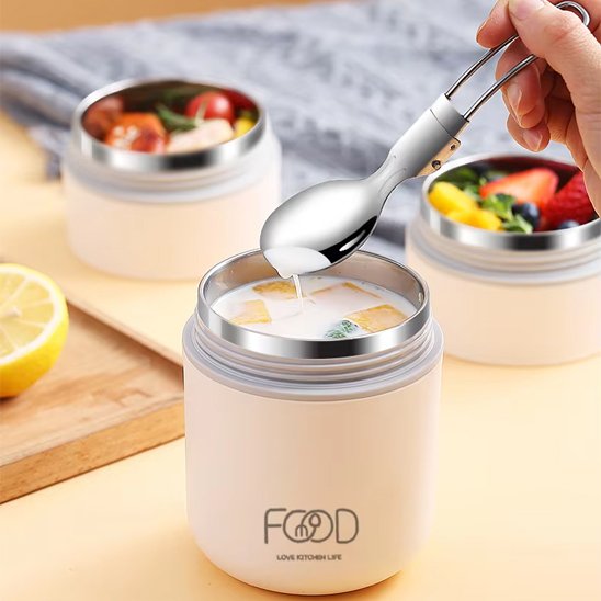 Boite repas isotherme thermobento avec  cuillere