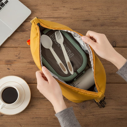 facie  à mettre votre repas dans votre Sac isotherme 