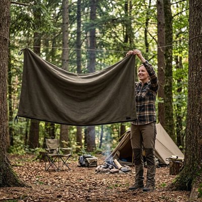 femme étant Sac de couchage pour l'aérer