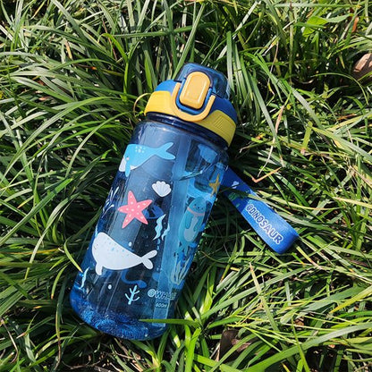 Gourde enfant Bleu avec baleine 