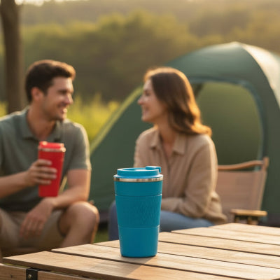 Gourde isotherme ThermoKeep bleu
