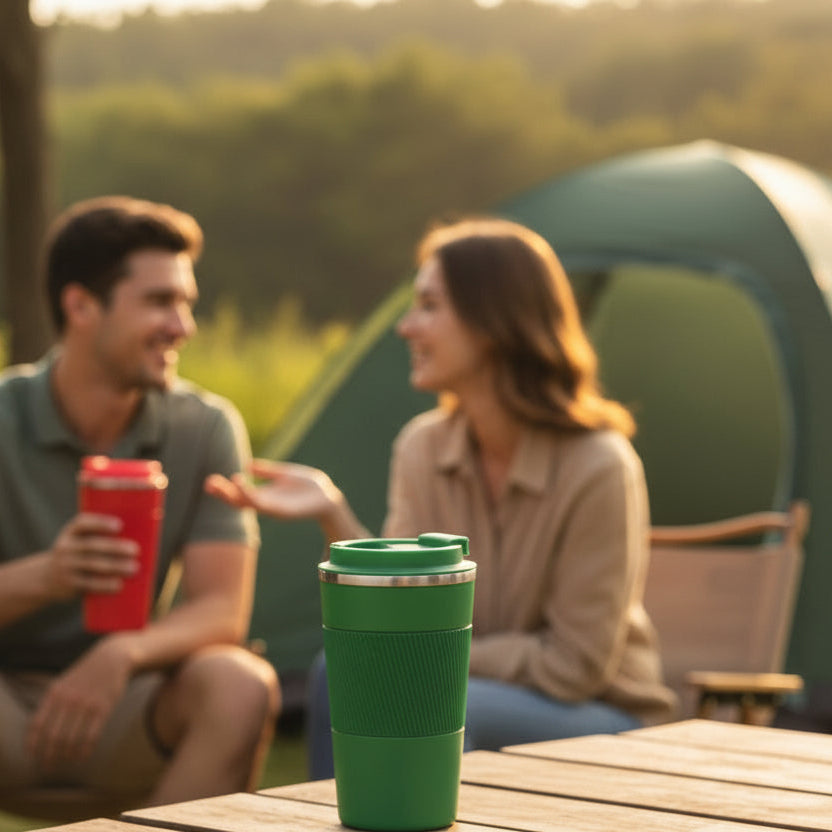Gourde isotherme ThermoKeep vert