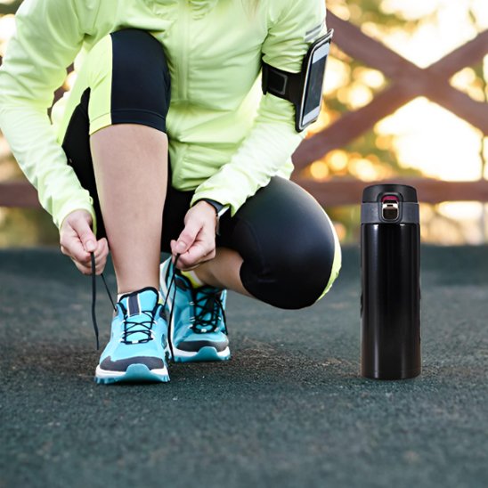 Gourde isotherme ThermoPlus pour sportif 
