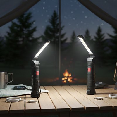 Lampe de poche pour éclairer votre tente