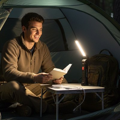 Lampe de poche pour lire en camping