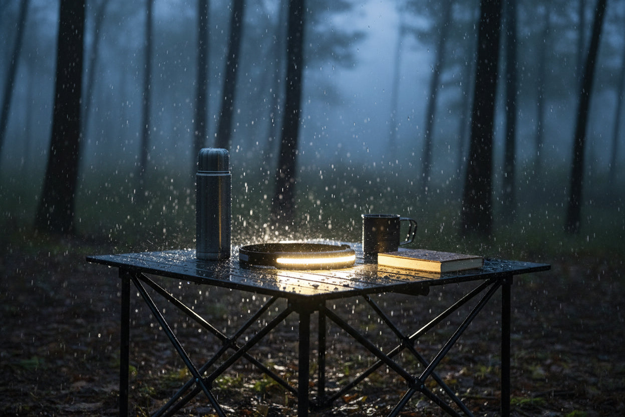 Lampe frontale faisceau largeur du front