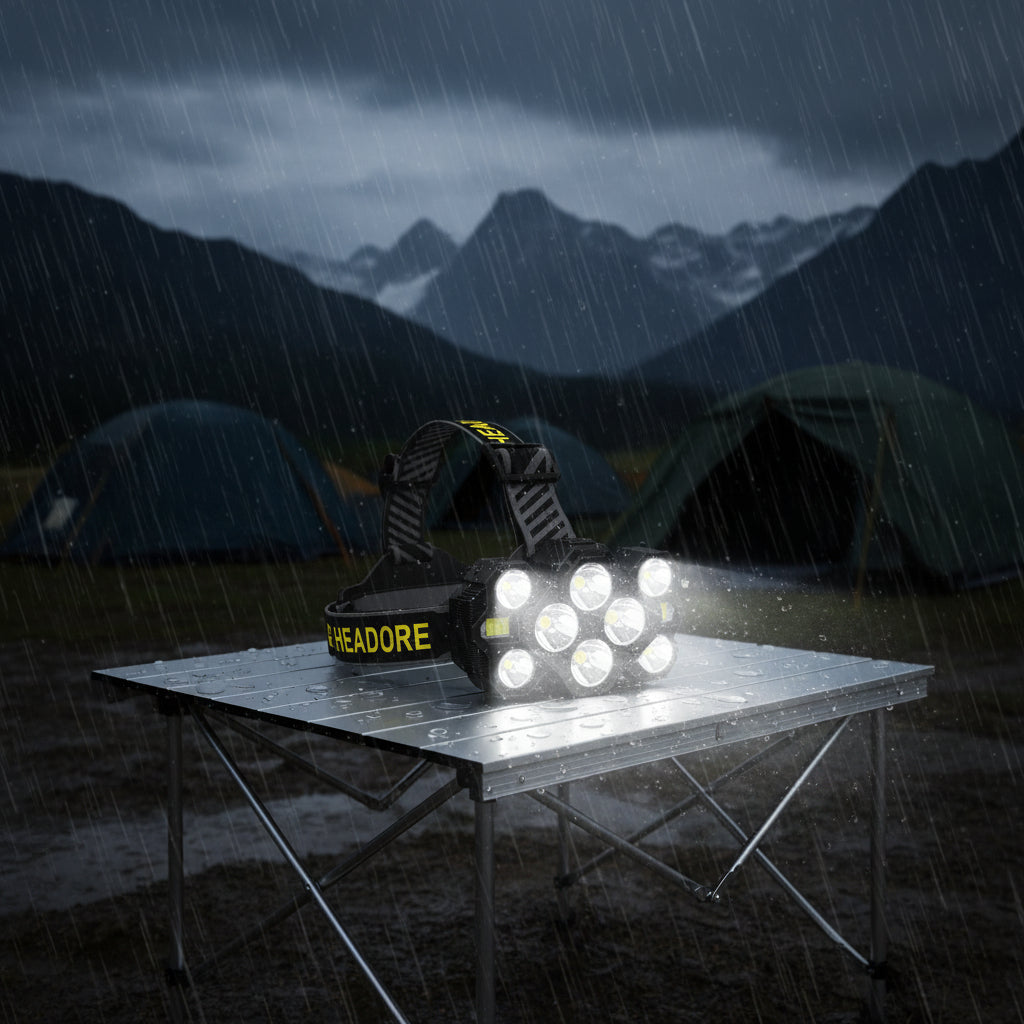 Lampe frontale lumiere puissante