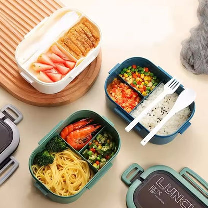 Lunch box etancheite et isotherme vu des compartiments