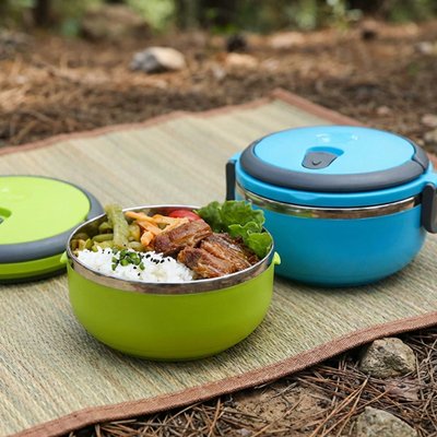 Lunch box  isotherme freshgo bleu-vert