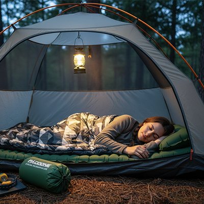 Matelas gonflable 1 personne confortable pour la nuit