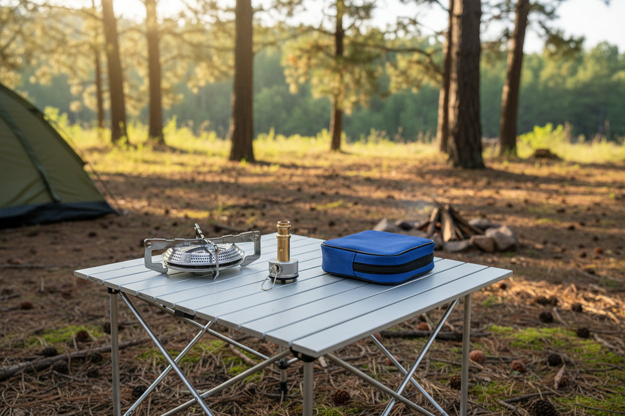 réchaud a gaz de camping 3 pièces
