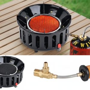 Réchaud au gaz installation complète