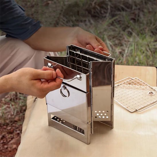 Réchaud aux bois pLiable