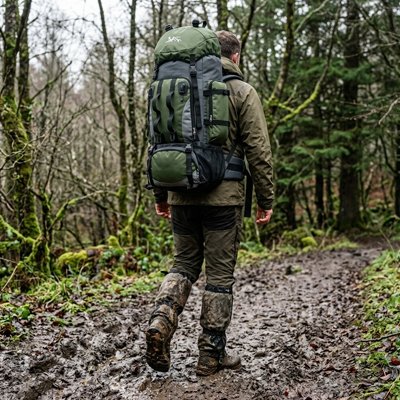 Sac à dos pour randonnée homme dans sentiers forestier
