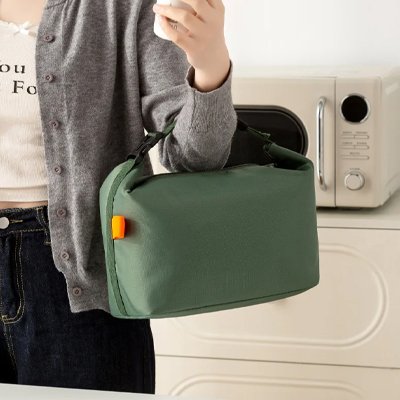 Sac isotherme vert large prise